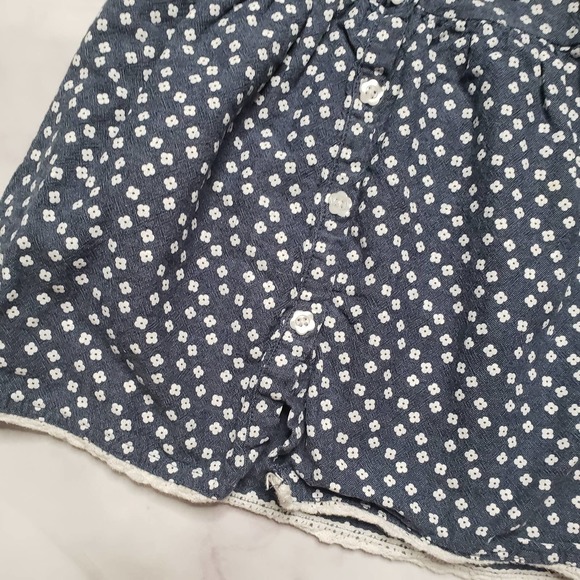 HEALTHEX blue dark chambray floral dress - Picture 2 of 5